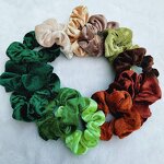 Hair Band Set Manufacturer - Kids Elastic Large Bow Velvet Fabric Bundle