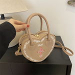 Crossbody Bag Manufacturer - Punk Dark Fur Heart-shaped