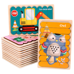 Wooden Puzzle Manufacturer - Creative Strip Cartoon Educational Toy