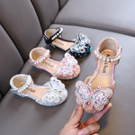 Baby Girls Shoes Manufacturer - Princess Diamond Leather Single Dance