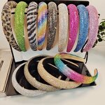Headbands Manufacturer - Finestyle Rainbow Sweet Sequin Printed Heart Mermaid