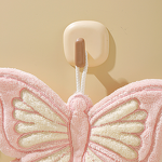 Hand Towel Manufacturer - Cute Coral Velvet Embroidery Butterfly Thickened