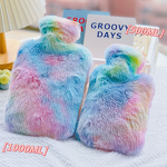 Hot Water Bottle Manufacturer - 2000ml Korean-style Gradient Plush Removable Fabric