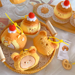 Plush Keychain Manufacturer - Cute Dessert Bear Cake Doll Pendant