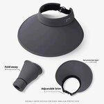 Sun Hat Manufacturer - Women's UPF50 Waterproof Cotton Large Brim Ice Silk