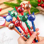 Gel Pens Manufacturer - Creative Christmas Elk Sequined Heart Signature
