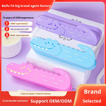 Pencil Case Manufacturer - New Silicone Cute Tooth Crocodile Type