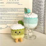 Plush Pendant Manufacturer - Fun Cherry Gradient Cake Birthday Gift