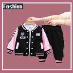 Children's Suit Manufacturer - Boy's Baseball Casual Two-Piece Polyester/Cotton