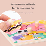 Wooden Puzzle Manufacturer - 3D Stereoscopic Peg Handheld Children's Toy