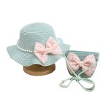 Sun Visor Hat Manufacturer - Cute Summer Princess Baby Girl's Thin Straw