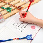 Gel Pens Manufacturer - Creative Christmas Elk Sequined Heart Signature