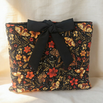 Makeup Bag Manufacturer - Geometric Small Floral Open Closure