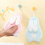 Hand Towel Manufacturer - Cute Rabbit Cartoon Hanging Baby Children's Soft