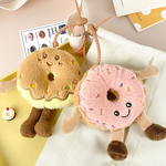 Plush Keychain Manufacturer - Cute Donut French Dessert Heart Bag Charm