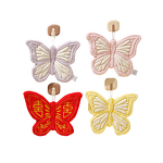 Hand Towel Manufacturer - Cute Coral Velvet Embroidery Butterfly Thickened