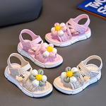 Children's Sandals Manufacturer - Girls' Princess Soft-soled Ankle Strap