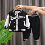 Children's Suit Manufacturer - Boy's Baseball Casual Two-Piece Polyester/Cotton