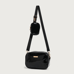 Crossbody Bag Manufacturer - Minimalist Solid Color PU Sequin Decorated