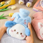 Hot Water Bottle Manufacturer - Cute Flannel Thickened Refillable Explosion-proof