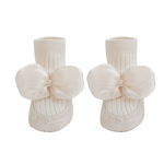 Baby Floor Shoes Manufacturer - Korean Princess Bowknot Bubble Cotton