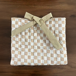 Makeup Bag Manufacturer - Geometric Small Floral Open Closure