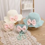 Sun Visor Hat Manufacturer - Cute Summer Princess Baby Girl's Thin Straw