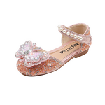 Baby Girls Shoes Manufacturer - Princess Diamond Leather Single Dance