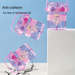 Straw Cup Manufacturer - Large Capacity Double for Kids Cartoon Design