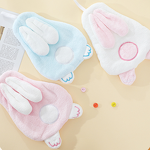 Hand Towel Manufacturer - Cute Rabbit Cartoon Hanging Baby Children's Soft