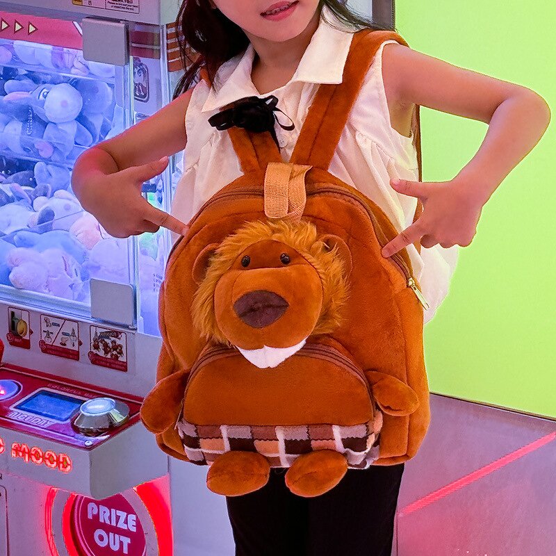 Plush Backpack Manufacturer - Waterproof Forest Animal Cartoon for Children