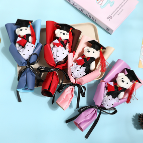 Teddy Bear Bouquet Manufacturer - PhD Hat Graduation Season School Events