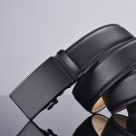 Belt Manufacturer - Luxury Genuine Leather Classics Automatic Black Buckle