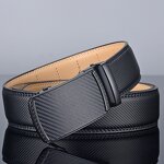 Belt Manufacturer - Luxury Genuine Leather Classics Automatic Black Buckle