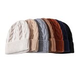 Winter Beanie Hat Manufacturer - Wholesale Women Solid Color 100% Wool Knitted