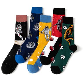 Socks Manufacturer - Custom Fashion Cheap Funky Long Cotton Colorful for Men