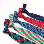 Christmas Necktie Manufacturer - Wholesale 100% Polyester Jacquard