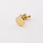 Cufflinks Manufacturer - Fashion Non Tarnish Gold Plated Custom Gift for Man