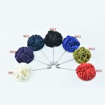 Flower Lapel Pin Manufacturer - Custom Fancy Wedding Boutonniere Bling Designer