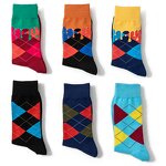 Socks Manufacturer - Custom Combed Cotton Yarn Unisex Diamond Check