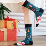 Christmas Socks Manufacturer - Wholesale Snowman Santa Cartoon Unisex