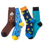 Socks Manufacturer - High Quality Comfortable Custom Logo Cotton Funny Jacquard