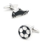 Cufflinks Manufacturer - Sports Series Football Electroplated for Men