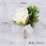 Brooches Manufacturer - Designer Flower Wrist Corsage Fashionable Groom Boutonniere