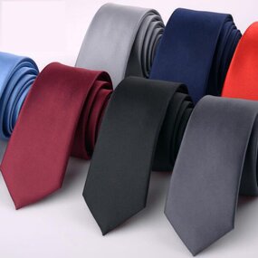 Neck Ties Manufacturer - Custom Slim Polyester Jacquard for Men