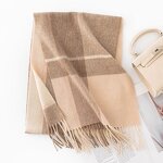 Winter Shawl Manufacturer - Wholesale Soft Custom Logo 100% Wool for Ladies