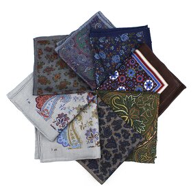 Pocket Square Manufacturer - Custom Wool Wedding Printing for Men