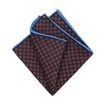 Pocket Square Manufacturer - Mens Linen Woven Floral Vintage Business Casual