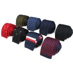 Knitted Neck Tie Manufacturer - Fashion Polyester Plain for Men