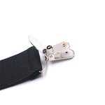 Suspenders Manufacturer - Wholesale 35mm Width Solid Adjustable 4 Clip X-Back Heavy Duty